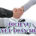 dịch vụ quyết toán thuế