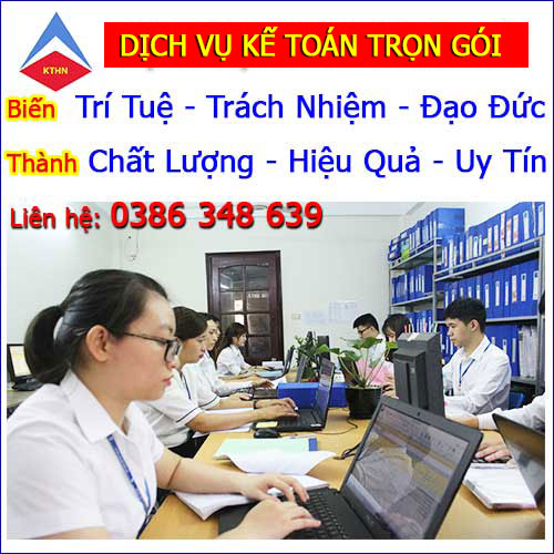 Dịch vụ kế toán trọn gói tại Hoàn Kiếm Hà Nội