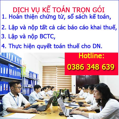 Dịch vụ kế toán trọn gói cho doanh nghiệp tại Văn Lâm