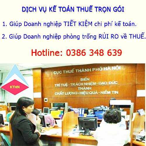 Dịch vụ kế toán thuế trọn gói tại Phong Khê