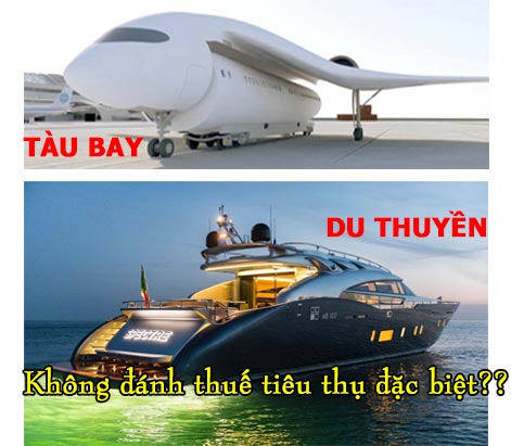 Tàu bay du thuyền không chịu thuế tiêu thụ đặc biệt