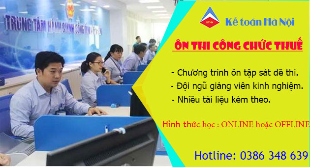 Khóa ôn thi công chức thuế uy tín chất lượng sát đề thi