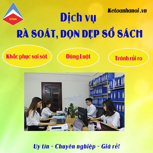 Dịch vụ dọn dẹp sổ sách kế toán tại Ba Vì Hà Nội