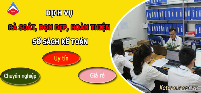 Dịch vụ rà soát sổ sách kế toán tại Ba Đình GIÁ RẺ