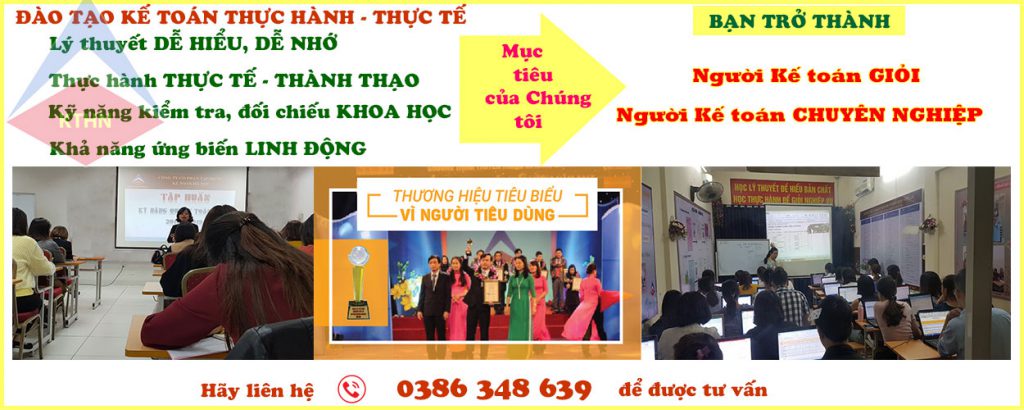 Lớp học kế toán thực tế tại Thị Cầu Bắc Ninh