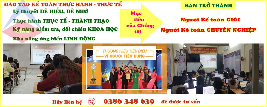 Trung tâm dạy kế toán tổng hợp tại Hạp Lĩnh