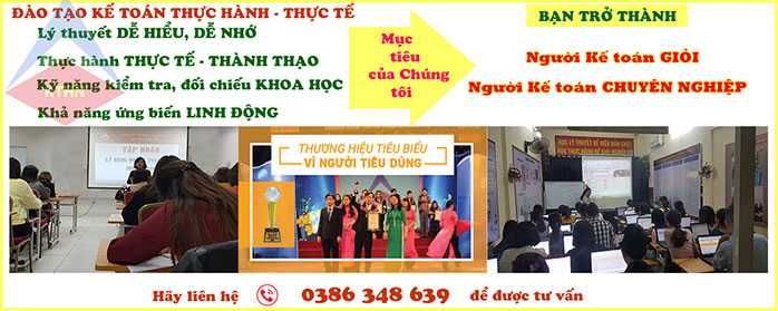 Lớp học kế toán tổng hợp tại Thuận Thành Bắc Ninh