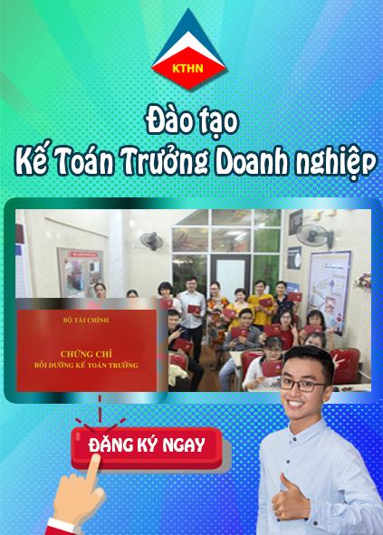 Tuyển sinh lớp kế toán trưởng tại Long Biên Hà Nội.