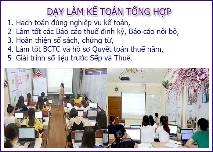 Địa chỉ học kế toán thực hành thực tế tại Thái Nguyên