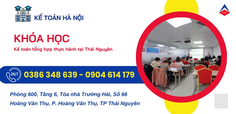  Lớp học kế toán thực hành tại Thái Nguyên